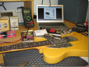 poets custom audio ... guitar modding!